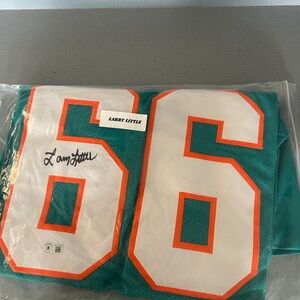 Larry Little Signed Football Jersey